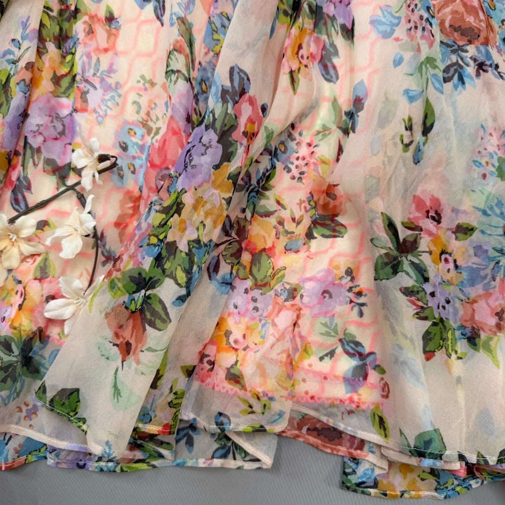 ANTHROPOLOGIE Meadow Rue Floral Sleeveless Dress, 8. - Picture 5 of 8